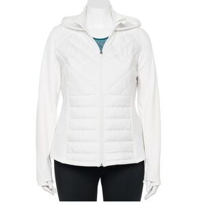 Plus Size Tek Gear® Hooded Mixed-Media Jacket